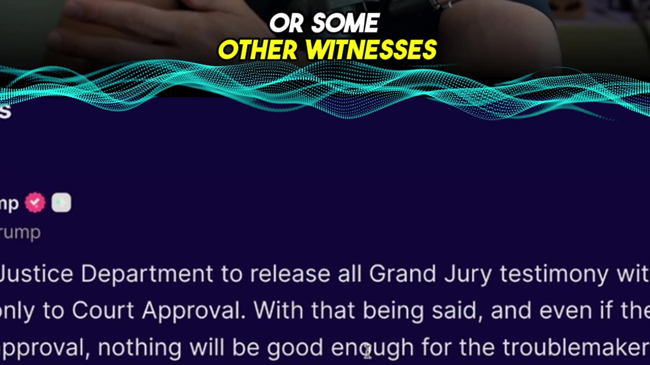 Trump DEMANDS Epstein Grand Jury Files Released