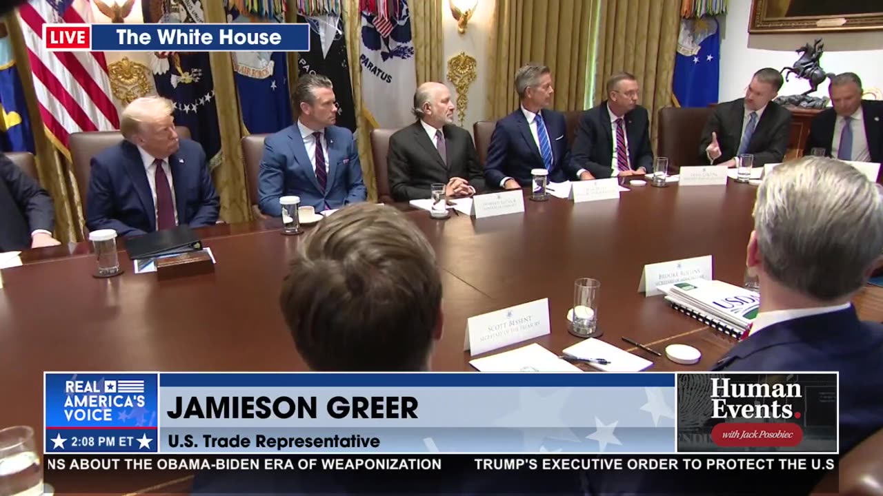 GREER UPDATES CABINET ON TRADE POLICY SUCCESS