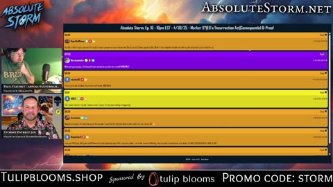 Absolute Storm: Ep. 16 - 10pm EST - 4/30/25 - Marker 9?|EO's/Insurrection Act|Consequential Q-Proof