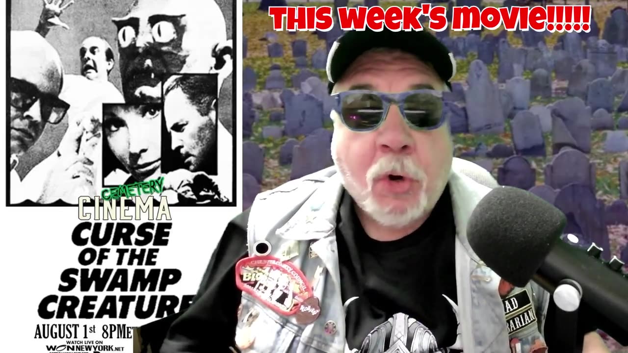 This week on Cemetery Cinema-CURSE OF THE SWAMP CREATURE PREVIEW
