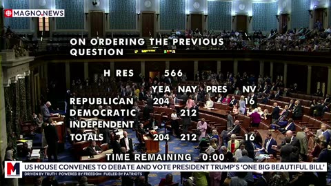 🇺🇸 US House Convenes to Debate and Vote President Trump's One Big Beautiful Bill [LIVE]