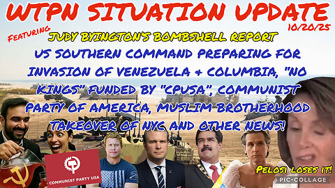 WTPN ~ Judy Byington ~ Situation Update ~ 10-20-25 ~ Trump Return ~ Restored Republic via a GCR