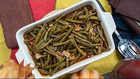 Green Beans Cooked in Homemade Chicken Stock – Flavor You Gotta Taste!