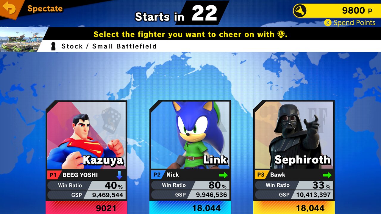 SSBU Online Spectator Mode with Special Characters Quickie 7/18/25