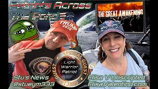 Patriots Across The Pond & Frens Ep6 - Tues LIVE w Elisa V & Guest - 3.30pm GMT/10.30am EST 🙏🏽🕉❤️