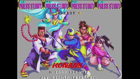 Mystic Warriors - Full Playthrough - ARCADE 1993