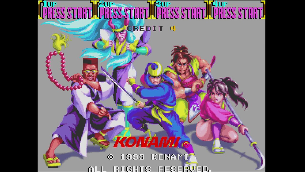 Mystic Warriors - Full Playthrough - ARCADE 1993