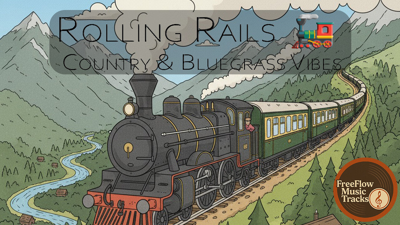 Rolling Rails – Free Country & Bluegrass Instrumental – Royalty Free by FreeFlow Music Tracks