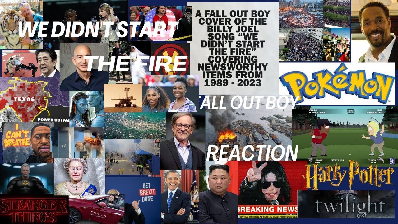 We Didn’t Start The Fire 2.0 Fall Out Boy Reaction!