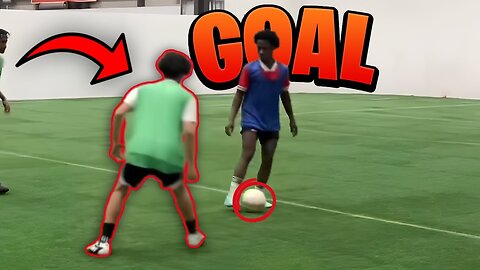 First Time Playing Pickup Soccer.... *INTENSE*