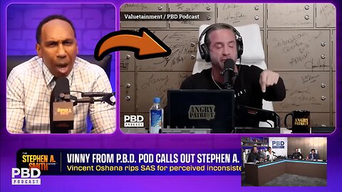 Steve A Smtih Claps Back On Vinny From PBD Podcast About Trump vs Wokeness & Vinny Claps Back Too!