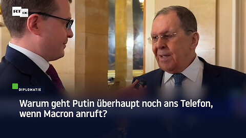 Warum geht Putin überhaupt noch ans Telefon, wenn Macron anruft?