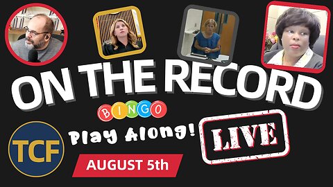 LIVE Court Hearings — Aug 5 (TCF): Judge Boyd, Simpson, Middleton, McNally, Stevens, West + Others