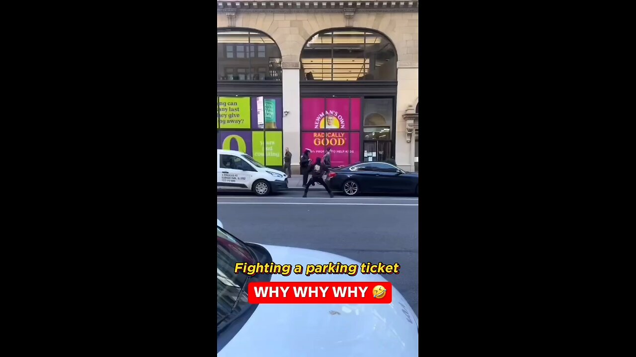 Dealing with a parking ticket, ugh.