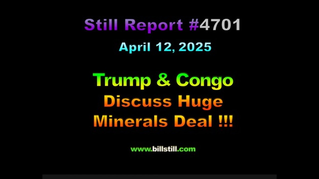 Trump and Congo ARE Discussing Huge Minerals Deal !!!, 4701