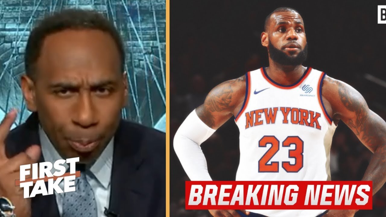 FIRST TAKE | Stephen A.: Lakers & LeBron Are Drifting Apart — Knicks Could Be His Next Team