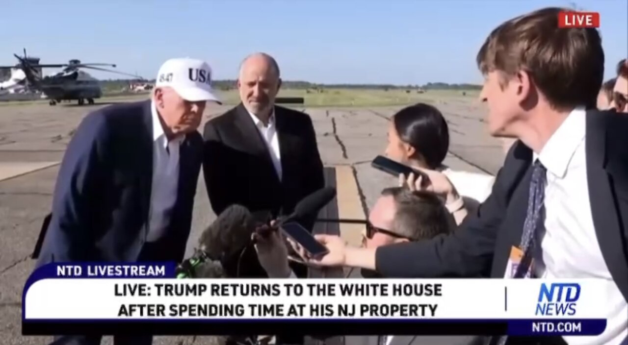 TRUMP❤️🇺🇸🥇🪽🕺🛬BRIEF THE MEDIA🤍🇺🇸🏅🪽🎬🛫EN ROUTE TO WASHINGTON D.C🇺🇸💙🏅🪽🏛️⭐️