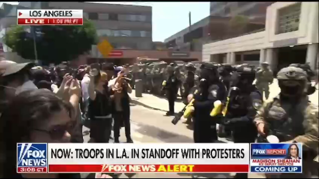LA Rioters against National Guard and ICE from Removing Illegal Immigrants.