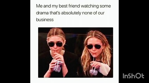 Me and my best friend watching some drama that's absolutely none of our business