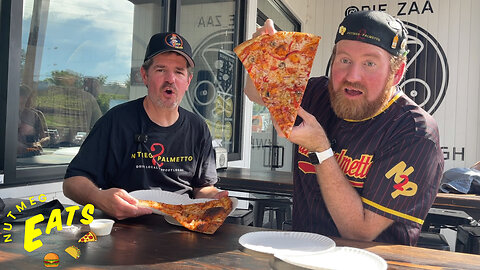 The BIGGEST 🍕 PIZZA SLICE You Will Find is in Asheville, NC!