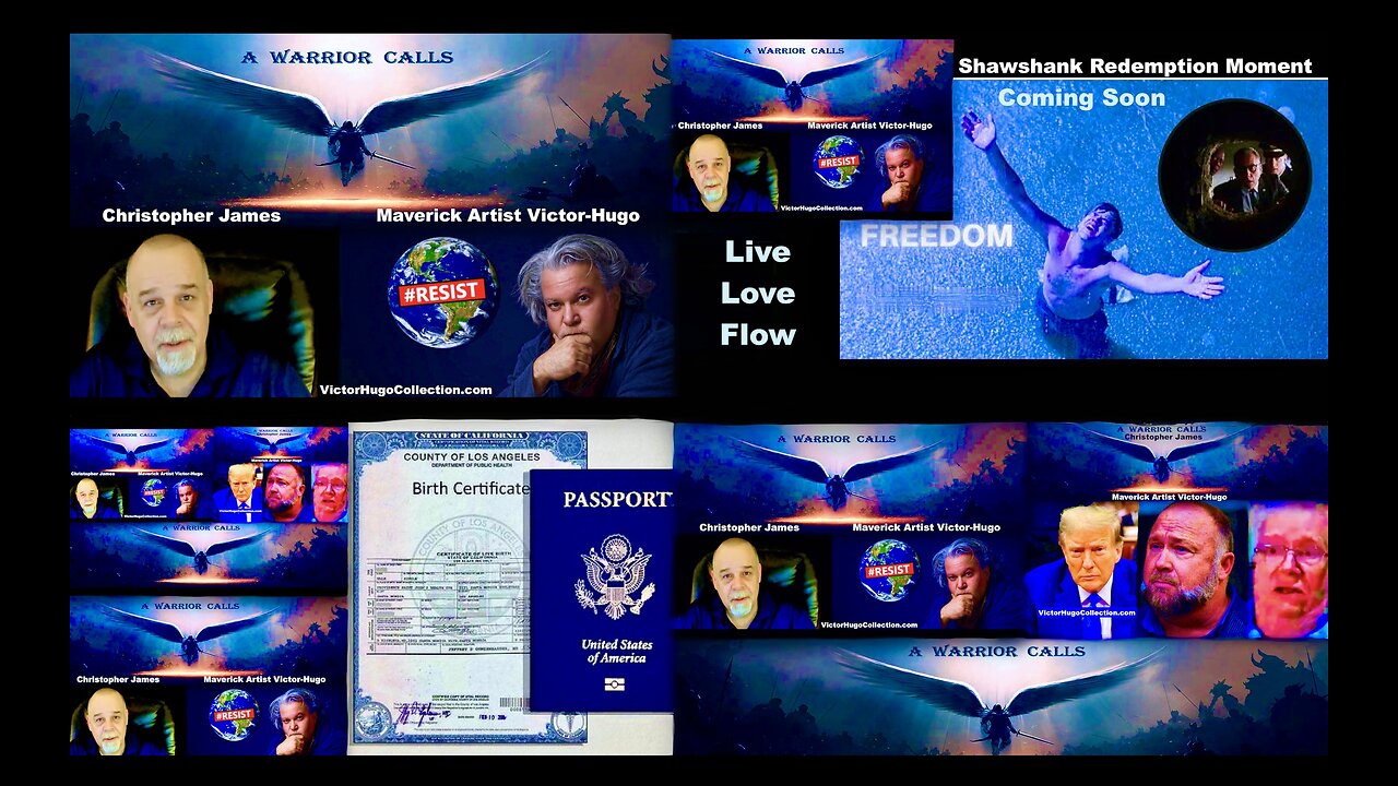 Christopher James Warrior Calls Victor Hugo WARNING Worldwide Court Systems Are Constructed Fraud