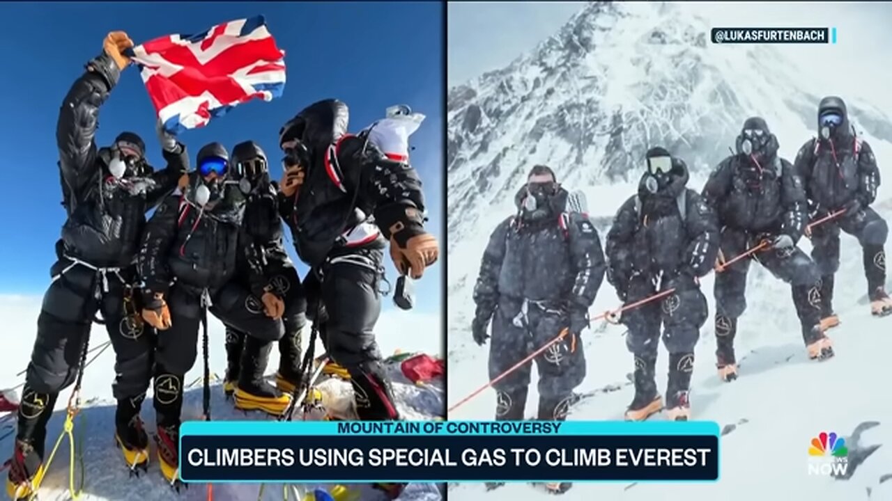 Climbers use controversial xenon gas to climb Everest