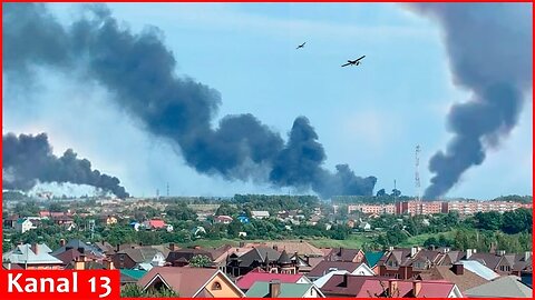 Ukrainian drones attacked Moscow and nearby cities： Explosion at strategic plant