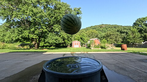 Slow Motion Mini Watermelon Drop / Splash