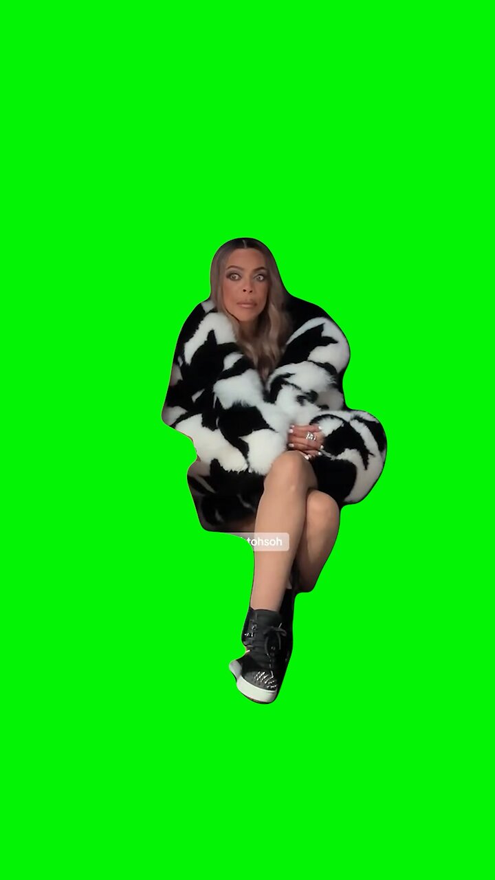 Wendy Williams Stare Green Screen wendywilliams nyfw runway