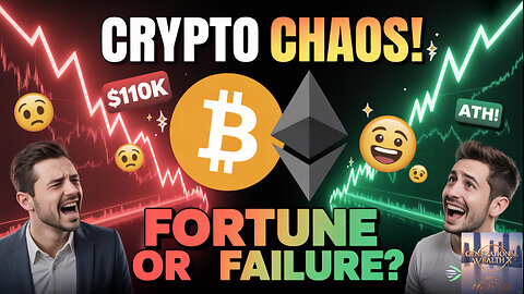 Bitcoin CRASHES, Ethereum EXPLODES! $110K Panic or Opportunity? | Crypto News & Wealth Update 🚨