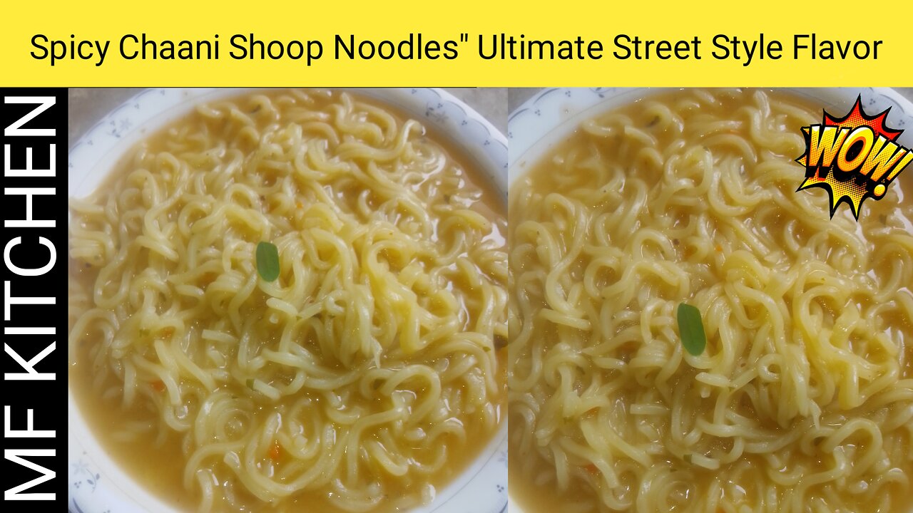 Chinese shupe noodles recipe