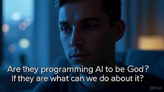 Are they programming AI to be God? If they are what can we do about it?