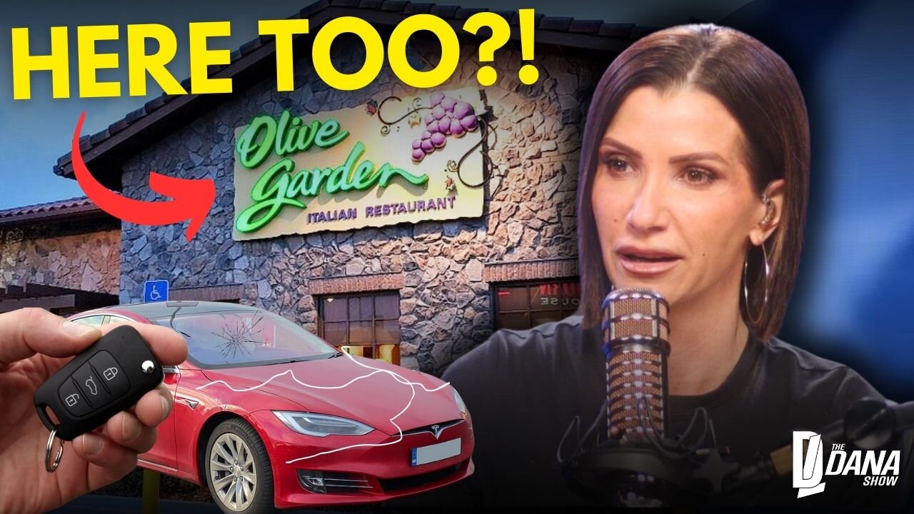 How Could Someone Destroy A Tesla At An OLIVE GARDEN!!