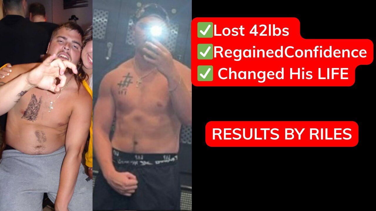 Trey Lost 42lbs & Regained His Confidence With CEO Shred | Results By Riles