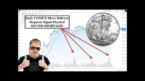 SILVER ALERT! Daily COMEX Silver Delivery Requests Signal PHYSICAL SILVER SHORTAGE! (Bix Weir)