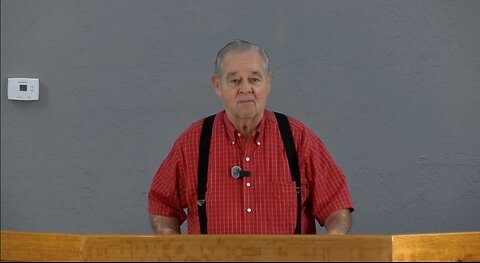 Pastor Meister: Our Need!
