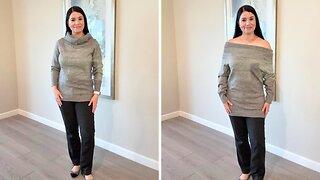Off shoulder sweater