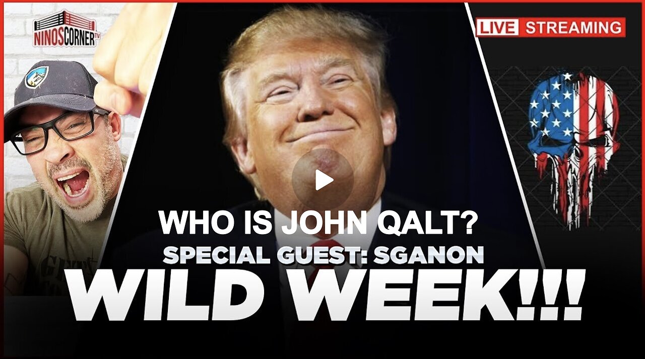 NINO W/ SGANON-Trump’s Wild Week—TMZ Doubles Down on Diddy.. Putin Escalates WW3! WHO IS JOHN QALT?