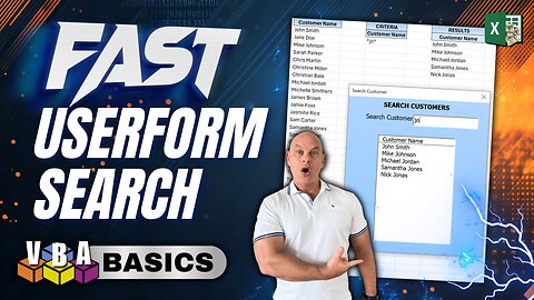 This Simple Excel VBA Trick Searches As You Type In Userforms