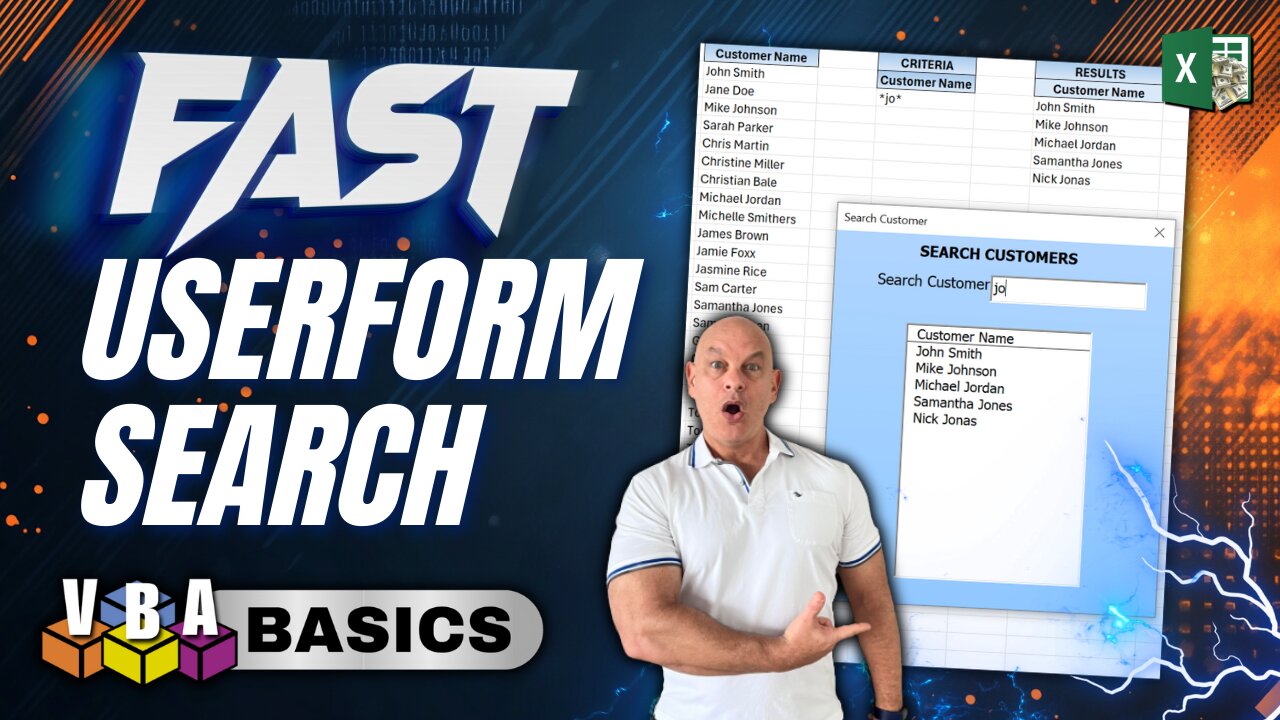 This Simple Excel VBA Trick Searches As You Type In Userforms