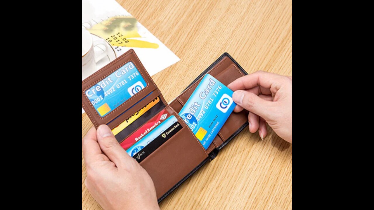 Multi-Functional Men's Short Wallet