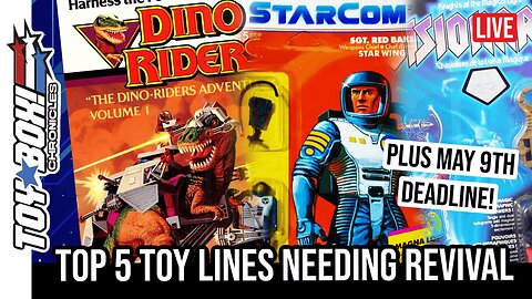 5 Vintage Toy Lines Needing Revival + Pre-Orders Price Deadline | Toy Box Chronicles