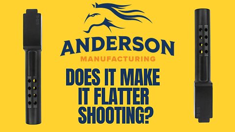 Anderson Manufacturing Ported Barrel Tested in the Anderson Kiger 9c Pro!