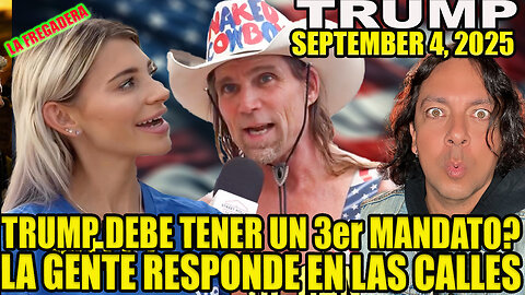 TRUMP DEBERÍA TENER UN 3er MANDATO? LA GENTE RESPONDE EN LAS CALLES