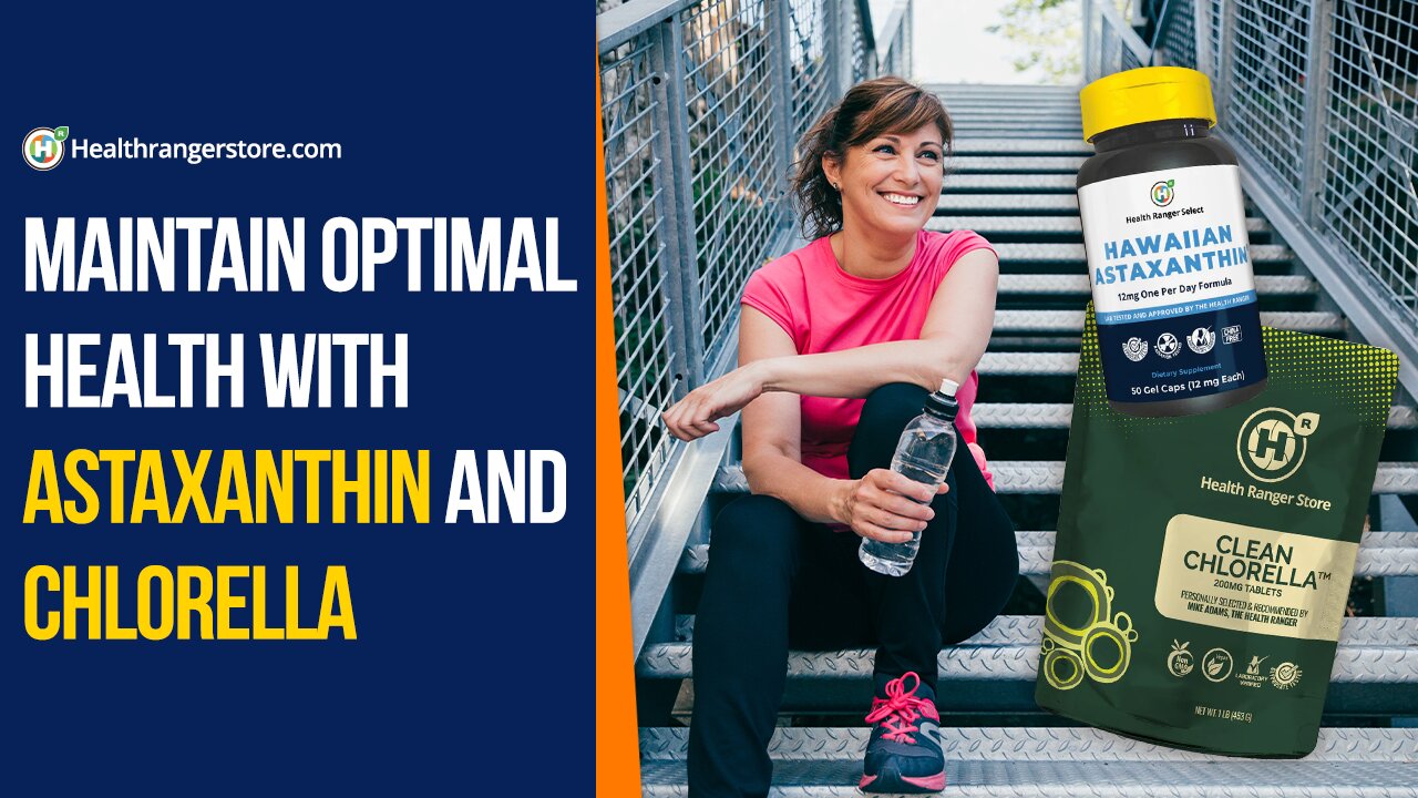 Maintain optimal health with Astaxanthin and Chlorella