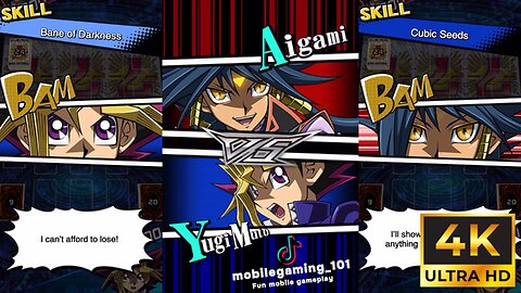 [4K Raw Uncut] Yugi Muto Bane of Darkness DM VS Aigami Cubic Seeds