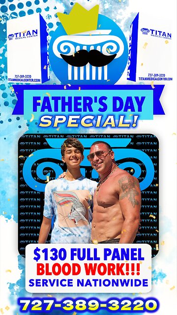 Father's Day Blood Work Special!