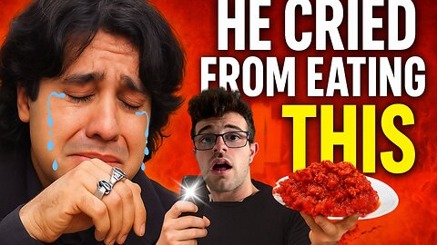 Stranger cries from eating this!