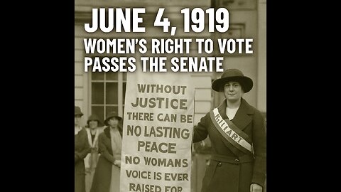 June 4, 1919 – The Day Women’s Voices Moved Closer to the Ballot