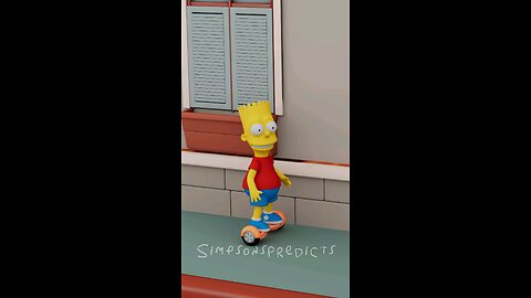 Bart's Wild Hoverboard Ride😂🛹 #shorts #funny #simpsons